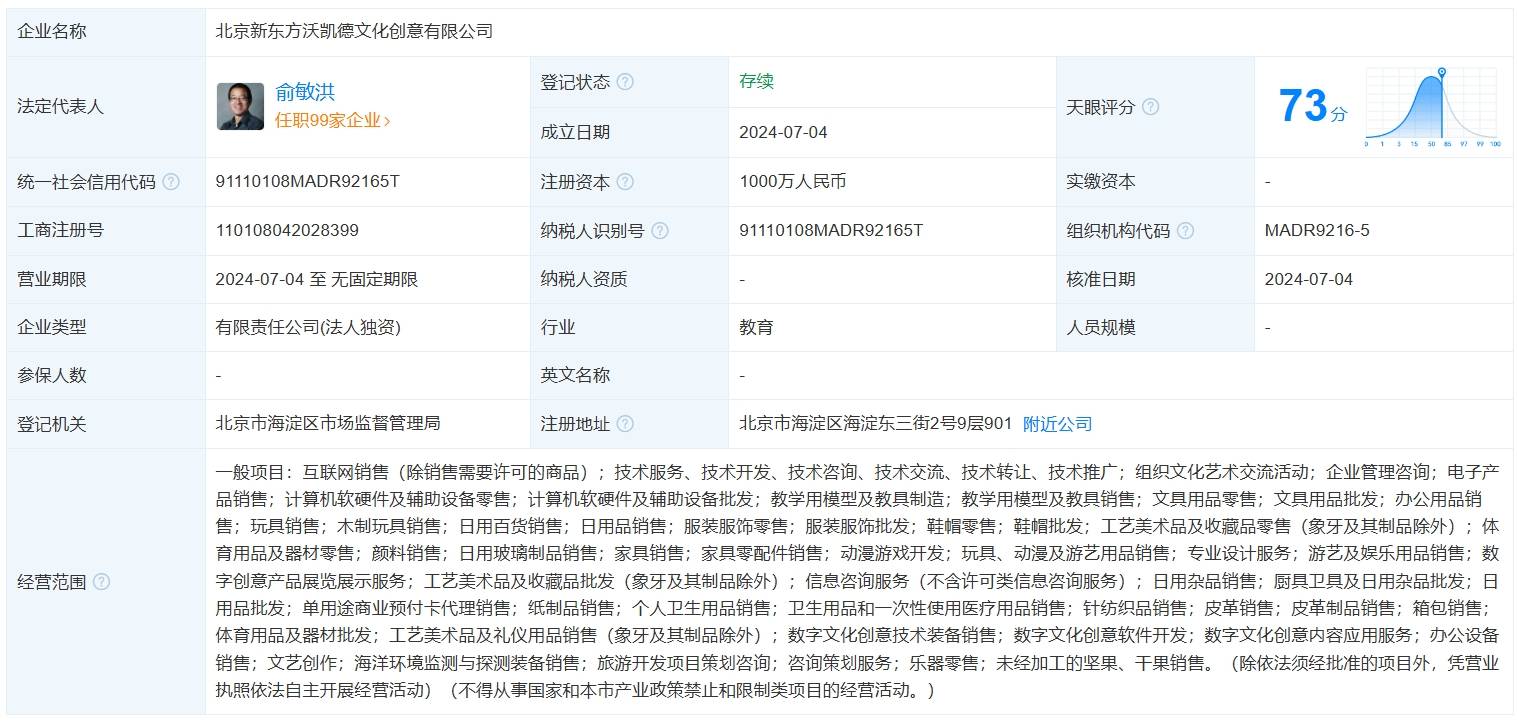 俞敏洪商业版图盘点